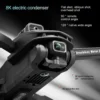 New V168 Drone Professinal Three Camera 8K Wide Angle Optical GPS Localization Four-way Obstacle Avoidance Quadcopter For XIAOMI - Image 2