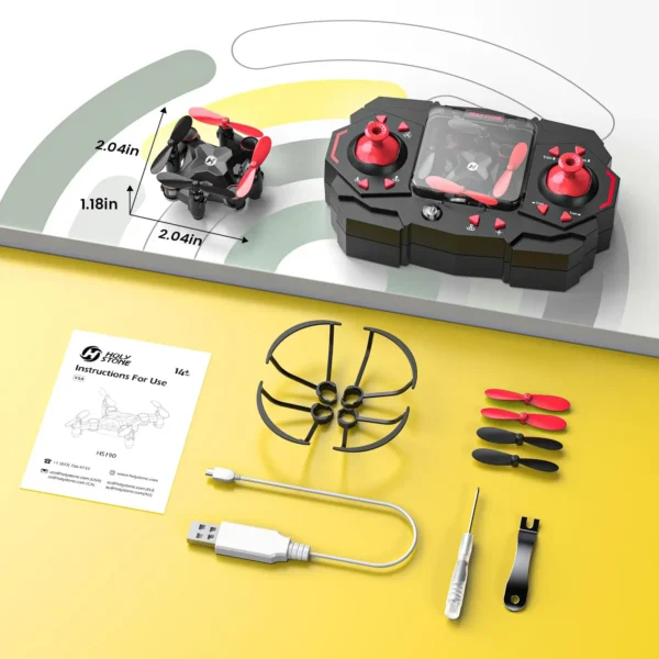 Holy Stone HS190 Mini Nano Drone, Foldable, Portable, Altitude Hold, 3D Flips, Headless Mode, Easy for Beginners - Image 6