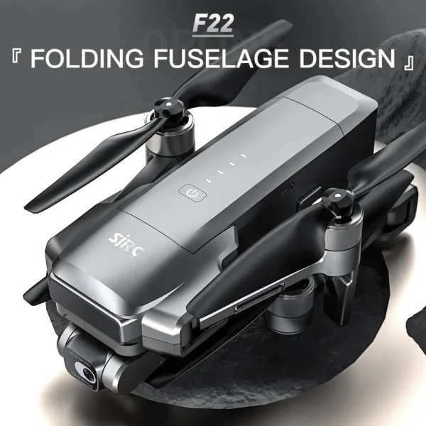 F22S 4K HD Wide Angle Camera GPS Image Follow Gesture Shoot Encircling Point Laser Obstacle Avoidance High End Drone 2023 New - Image 3