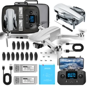 NBD Drone with Camera 4K for Adults, Easy GPS Quadcopter for Beginner Brushless Motor, 5GHz Transmission, Auto Return Home