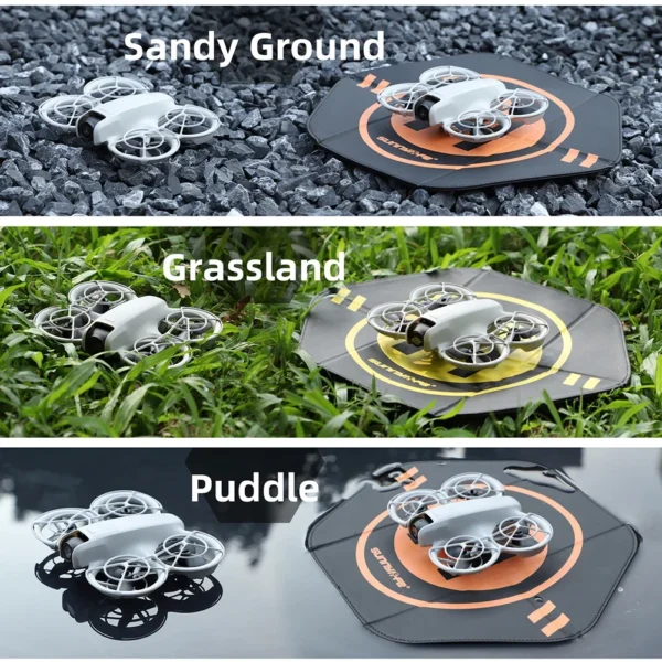35cm Foldable Landing Mat Double Sided Folding Drone Landing Mat Waterproof Airplane Landing Pad for DJI NEO/Mini4Pro Drone - Image 4