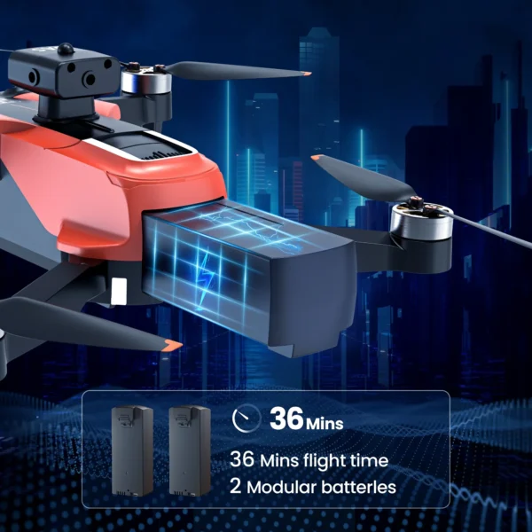 WeFone D99 8K UHD GPS Drone, Foldable, Brushless Motor, VR Mode, GPS Auto Follow, RC Quadcopter,C0. - Image 3