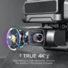 F22S 4K HD Wide Angle Camera GPS Image Follow Gesture Shoot Encircling Point Laser Obstacle Avoidance High End Drone 2023 New - Image 4