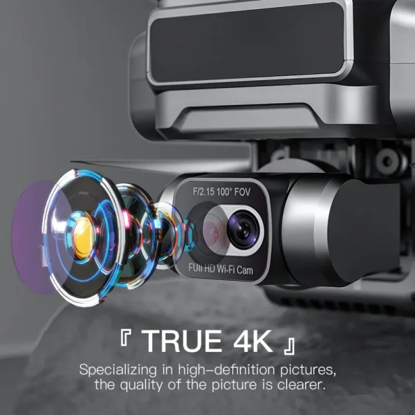 F22S 4K HD Wide Angle Camera GPS Image Follow Gesture Shoot Encircling Point Laser Obstacle Avoidance High End Drone 2023 New - Image 4
