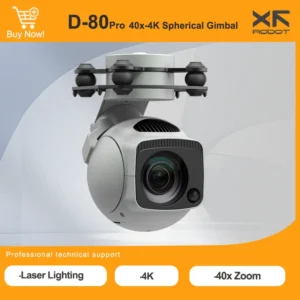 D-80Pro 40x-4K Spherical Pod&Drone camera 30X Zoom 3-Axis Pod Camera Hybrid Zoom Pod Gimbal