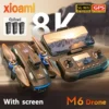 For Xiaomi M6 Drone 8K Professional HD Camera Drones 5G WIFI FPV 4k UAV large screen remote control RC Dron Children's Toys