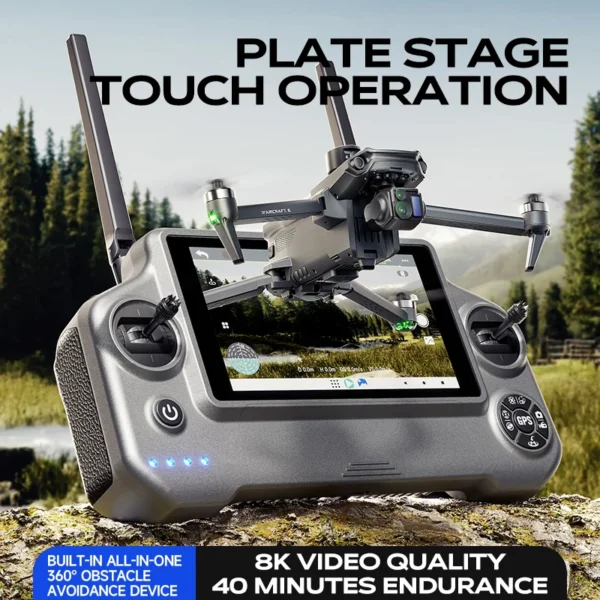Wing 6 GPS Aerial Photography Fishing Drone 8K Camera Anti-Strong Wind Lifting Avoid Obstacles 360° 800M High One-Key Return - Image 5
