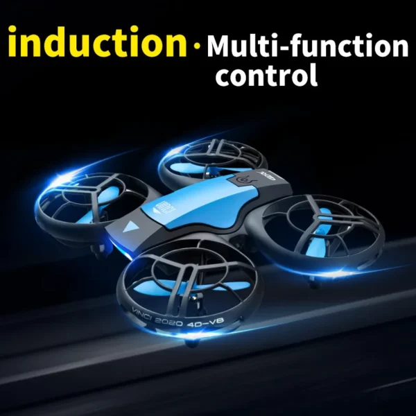 V8 New Mini Drone 4k profession HD 1080P Wide Angle Camera WiFi FPV RC Dron Height Keep Drones Helicopter Kids Toys 4DRC - Image 2