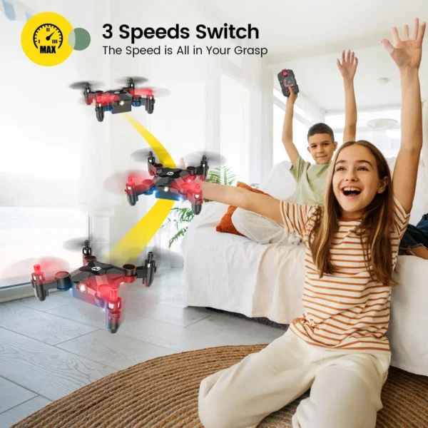 Holy Stone HS190 Mini Nano Drone, Foldable, Portable, Altitude Hold, 3D Flips, Headless Mode, Easy for Beginners - Image 3