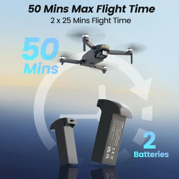 WeFone WF31 GPS 4K FPV Foldable Drone for Beginners, 5G Wi-Fi, Features: 50 Min Flight,C0. - Image 5