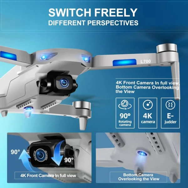 NBD Drone with Camera 4K for Adults, Easy GPS Quadcopter for Beginner Brushless Motor, 5GHz Transmission, Auto Return Home - Image 3