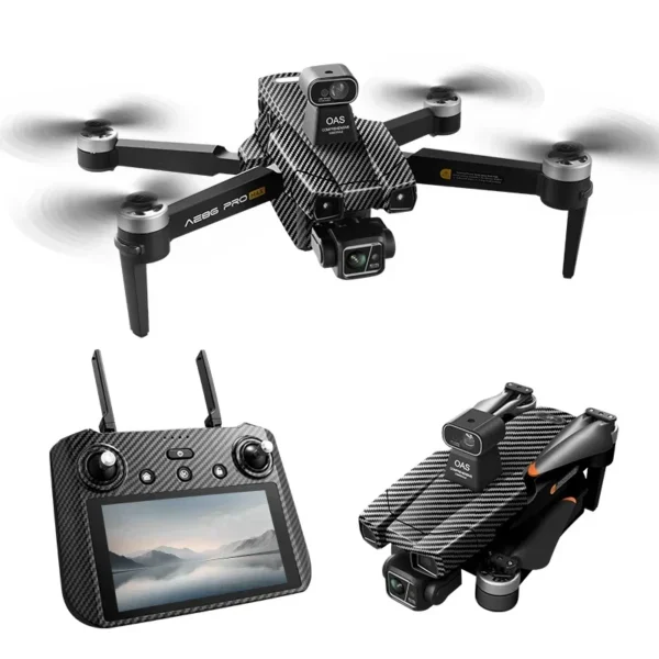 AE86 Pro Max+ Digital Image Transmission 3-axis Brushless Touchscreen Laser Obstacle Avoidance HD Remote Control Toys - Image 3