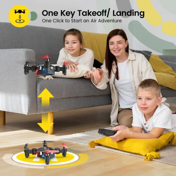Holy Stone HS190 Mini Nano Drone, Foldable, Portable, Altitude Hold, 3D Flips, Headless Mode, Easy for Beginners - Image 2