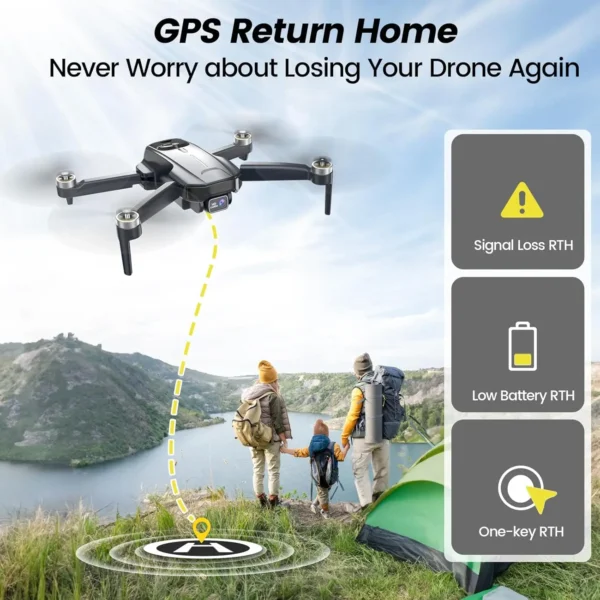 WeFone WF31 GPS 4K FPV Foldable Drone for Beginners, 5G Wi-Fi, Features: 50 Min Flight,C0. - Image 2