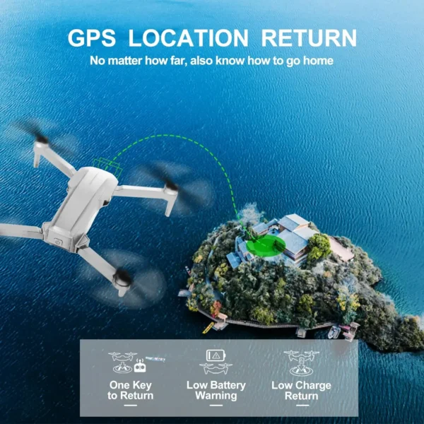 NBD Drone with Camera 4K for Adults, Easy GPS Quadcopter for Beginner Brushless Motor, 5GHz Transmission, Auto Return Home - Image 6
