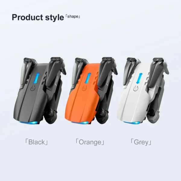 4K HD Dual Camera Mini Drone WiFi FPV E99 MAX Selfie RC UAV 6-Axis Gyro One-Key Auto Return Foldable Drone Adjustable RC Plane - Image 6