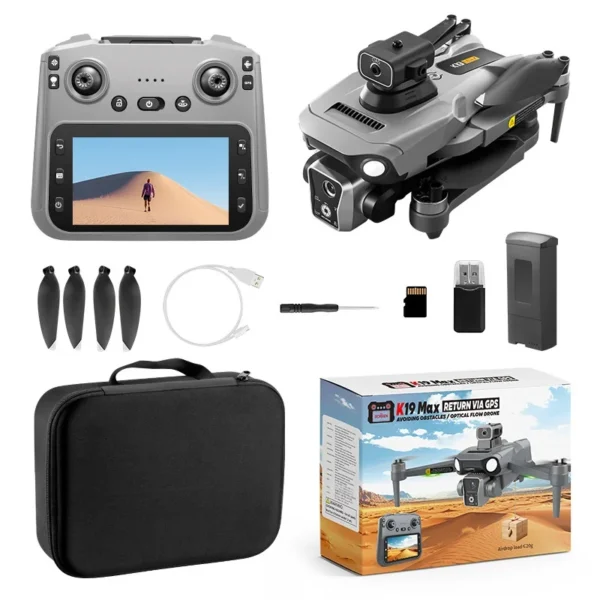 K19max2025 Gps Return Drone 5g 8k Hd Dual Camera Rc Toy With Screen Omnidirectional Obstacle Avoidance Consumer Electronics Gift - Image 5