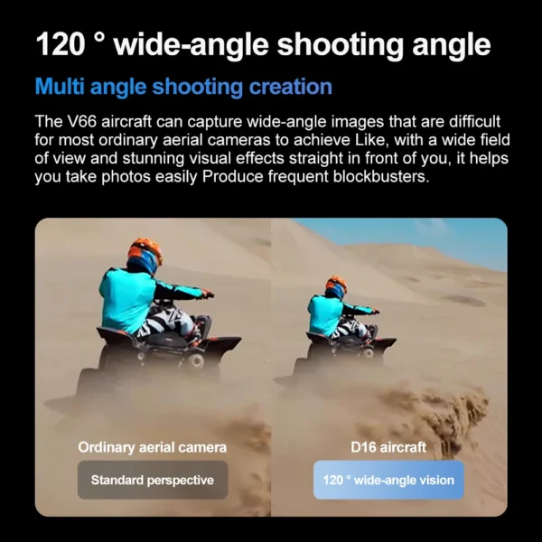 For Xiaomi V66 Mini Drone Children's Toy 8K Profession HD Camera WiFi RC Height Freestyle Keep Helicopter Foldable Quadcopter - Image 6