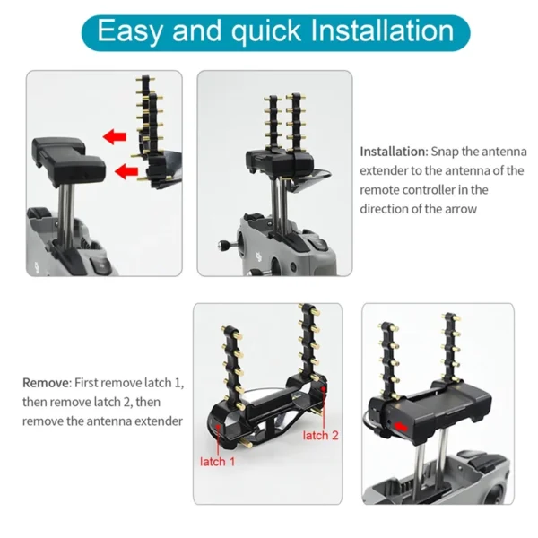 B04C-Air 2S Antenna Range Extender Signal Boosters 5.8Ghz for DJI Mini 2/Air 2S/Mavic 3 / Air 2 Drone Specific Accessories - Image 2