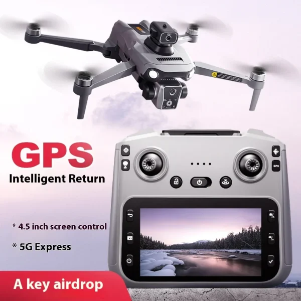 K19max2025 Gps Return Drone 5g 8k Hd Dual Camera Rc Toy With Screen Omnidirectional Obstacle Avoidance Consumer Electronics Gift - Image 4