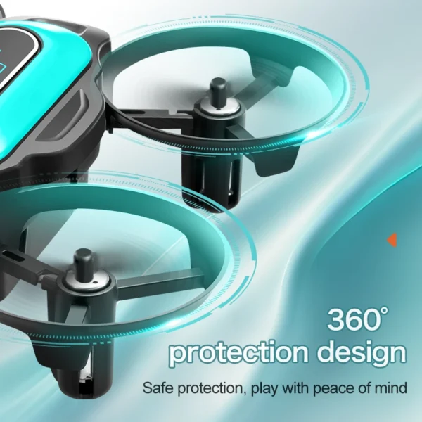 New XD2 Mini Drone 4ch 6-Axis Headless Mode Helicopter 360° Flip Remote Control Aircraft Rc Quadcopter Toy Mini Drone For Kids - Image 3