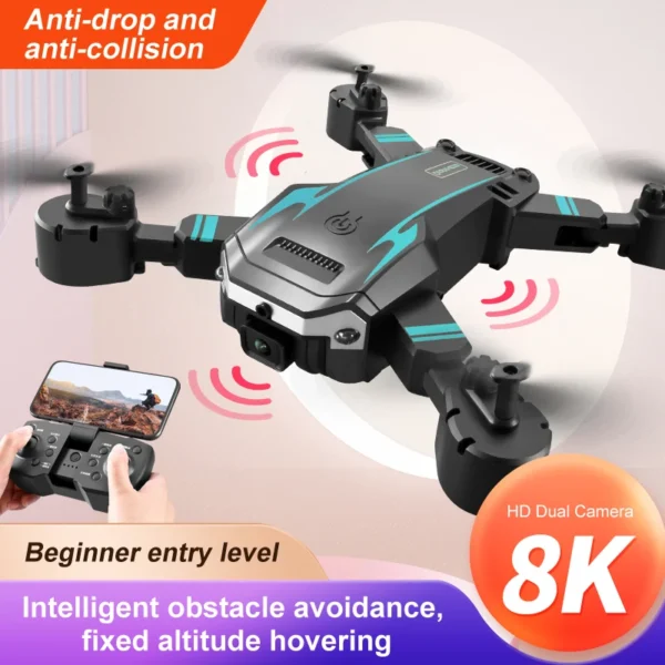 KBDFA New G6 Professional Foldable Quadcopter Aerial Drone S6 8K Camera GPS RC Helicopter FPV WIFI Obstacle Avoidance Toy Gifts - Image 2