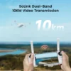 FIMI X8 TELE 3-Axis Gimbal 4K HDR 48MP 30x Camera Drone Professional GPS 10KM RC Quadcopter 2024 New Arrivals - Image 3