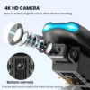 E99 K3 Pro Drone HD Professional 4k drone Dual Camera WIFI fpv Aircraft Quadcopte Obstacle Avoidance Aerial Photography Drone - Image 4