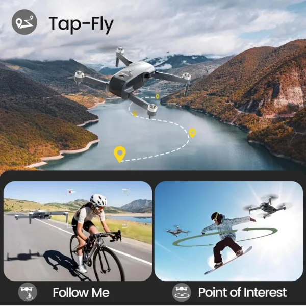 WeFone WF31 GPS 4K FPV Foldable Drone for Beginners, 5G Wi-Fi, Features: 50 Min Flight,C0. - Image 3