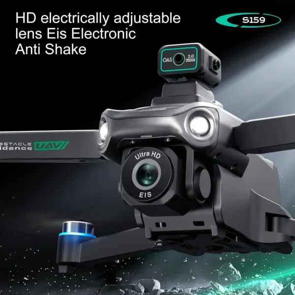 2024 S159 GPS Rc Drone 5G Professional 8K HD Aerial Photography Dual-Camera Omnidirectional Obstacle Avoidance Drone with Screen - Image 5
