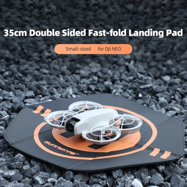 35cm Foldable Landing Mat Double Sided Folding Drone Landing Mat Waterproof Airplane Landing Pad for DJI NEO/Mini4Pro Drone - Image 2