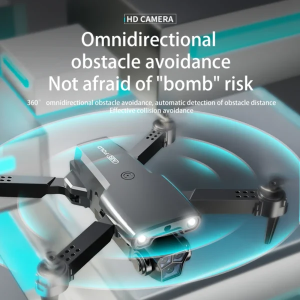 KBDFA V2S Drone 6K HD Camera FPV RC Drones Profesional RTF Quadopter Foldable Obstacle Avoidance Drone WiFi Toy 10000M - Image 4
