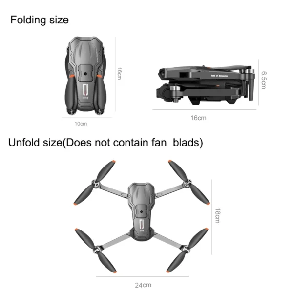 2024 New D1 drone HD professional HD camera 5G GPS optical stream 360° Obstacle avoidance 5G WIFI brushless motor RC helicopter - Image 2