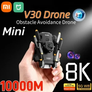 Xiaomi 8K 4DRC V30 Mini Drone Professional Dual Cameras HD FPV Gps RC Brushless Drones Obstacle Avoidance Helicopter Toy 10000m