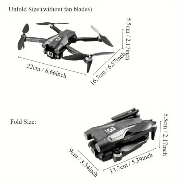 With 3 Battery Z908 Max Drone Brushless 8K HD Dual Camera Optical Flow Obstacle Avoidance Foldable Quadcopter RC Distance 9000M - Image 6