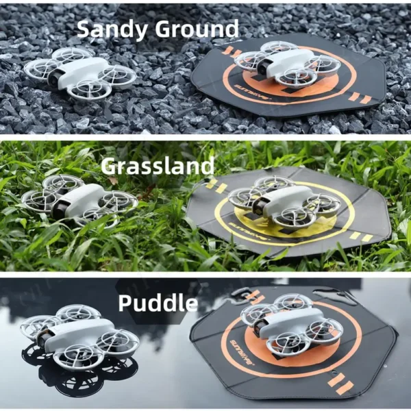 35cm Airplane Landing Pad for DJI NEO/Mini4Pro Drone Accessories Waterproof Foldable Landing Mat Double Sided Drone Parking Mat - Image 5