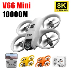 V66 Mini Drone HD Camera 8K 1080P 180 ° Lens Drone Professional Five Side Obstacle Avoidance Helicopter Drone Toy