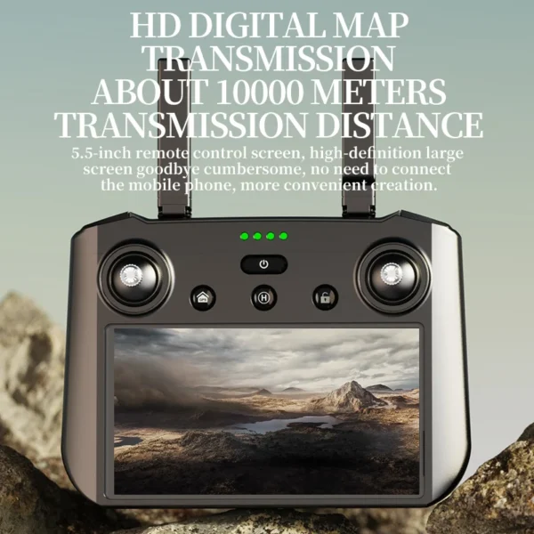 KF104 / KF104MAX2 Professional Drone With 4K Camera 3-Axis Gimbal WIFI 360 Obstacle Avoidance Touch Screen FPV Brushless RC Dron - Image 2