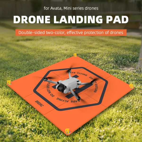 Parking Apron Portable Drone Landing Pad Double-sided Colors with Ground Nail Drones Accessories for DJI Mini 3 Pro AVATA Air 2S - Image 2