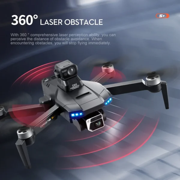 Drone 4K Professional Camera 8K Brushless RC GPS HD Aerial Photography Dual-Camera Omnidirectional Obstacle Avoidance Drone - Image 5