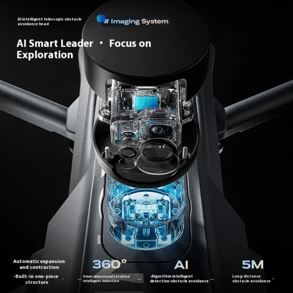 Yi6 Max 6000M LCD SC GPS Drone 8K Dual Camera 6G Wifi FPV 3-Axis Gimbal Professional Obstacle Avoidance Quadcopter RC Dron Toy - Image 2