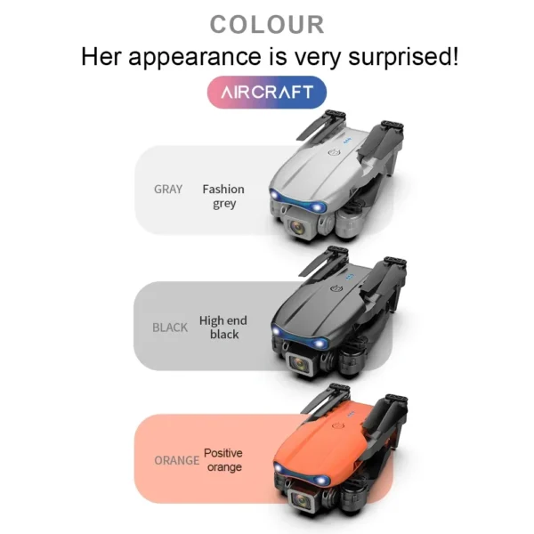 QJ E99 K3 Pro HD 4k Drone Dual Camera High Hold Mode Foldable Mini WIFI Aerial Photography RC Quadcopter Toys Helicopter Dron - Image 2
