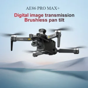 AE86 Pro Max+ Digital Image Transmission 3-axis Brushless Touchscreen Laser Obstacle Avoidance HD Remote Control Toys