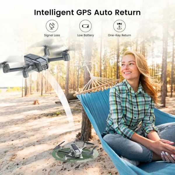 Holy Stone HS440D 4K GPS Drone: 20min Flight, Follow Me, Return, 5G FPV, Foldable, under 249g, Pro,C0.. - Image 2