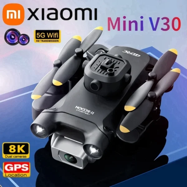 Xiaomi 8K 4DRC V30 Mini Drone Professional Dual Cameras HD FPV Gps RC Brushless Drones Obstacle Avoidance Helicopter Toy 10000m - Image 3
