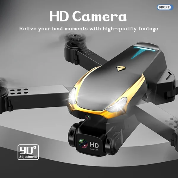 M8 Dual Camera Drone Toys Drone with 2 Batterys, Intelligent Obstacle Avoidance, Optical Flow, HD Camera, 360-degree rolling - Image 5