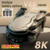 For Xiaomi V88 Drone 4K Professional Dron HD Aerial Photography Remote Control Aircraft HD Dual Camera Quadcopter RC Toy UAV