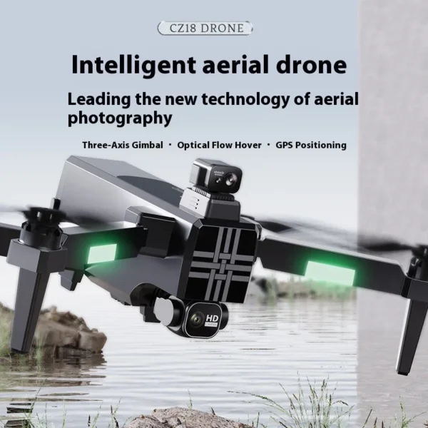 CZ18 8K Drone with Triple-Axis Gimbal,35min Flight Time&5KM FPV Transmission,GPS Auto Return RC Quadcopter for Adults Beginners - Image 2