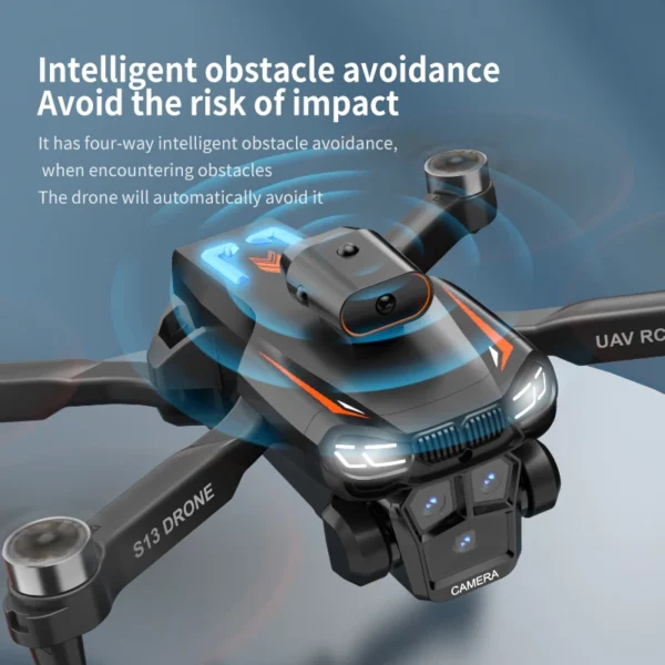 For Xiaomi S13 Drone 8K Professional Dual Camera GPS FPV Brushless Motor Optical Flow Hovering Folding Quadcopter Foldable Dron - Image 4