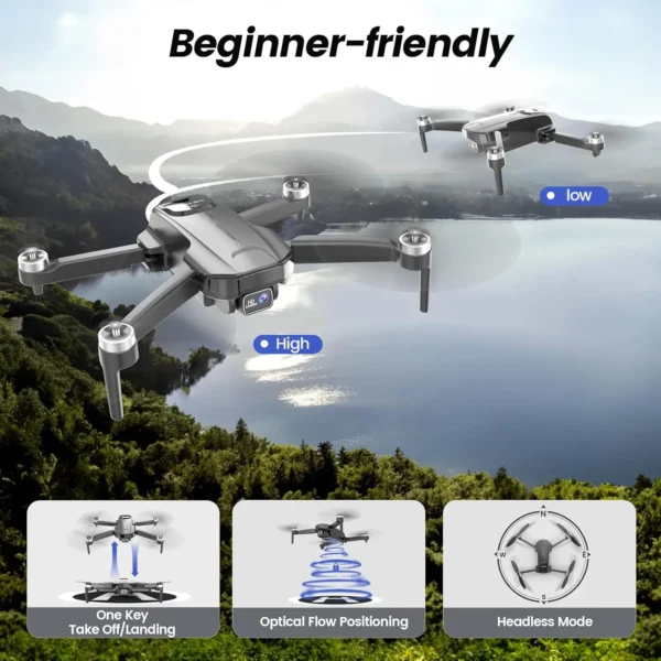 WeFone WF31 GPS 4K FPV Foldable Drone for Beginners, 5G Wi-Fi, Features: 50 Min Flight,C0. - Image 4